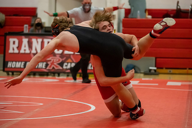 Pagett, Carpenter, Inkley Pick Up Takedowns As Randolph Tops Fredonia